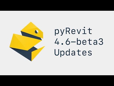pyRevit 4.6-beta3 Updates