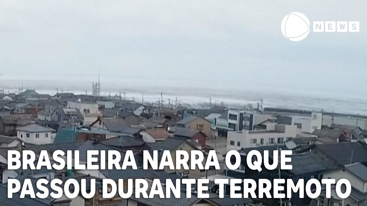 Brasileira que mora no Japão narra o que passou durante o terremoto