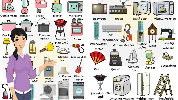 50+ Household Appliances in English | Household Equipment Vocabulary - DayDayNews
