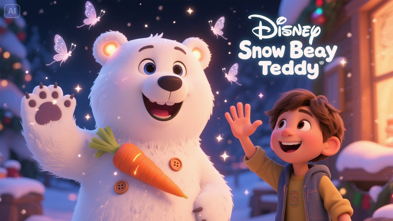Snowflake Twirls and Teddy Spins | Winter Dance Song for Kids | Cozy ...
