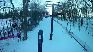 skiing with Fired up at Ski Bradford