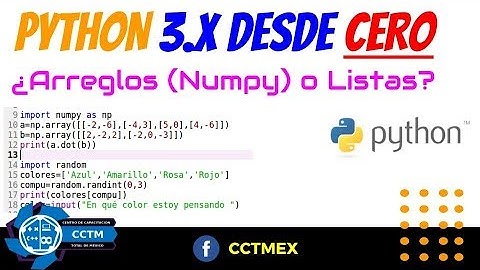 ¿Cuándo usar Arreglos de Numpy o Listas?│Python │Ejemplos│¡Muy fácil!