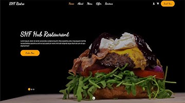 Eye Catching Restaurant Website Template: HTML, CSS, and JavaScript Tutorial | Part 1