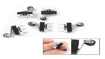 uxcell 10 Pcs Mini Micro Limit Switch Roller Lever Arm SPDT Snap Action LOT