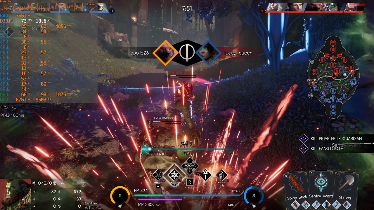 Demo version: Overprime - Narbash double kill vs Duo Lane