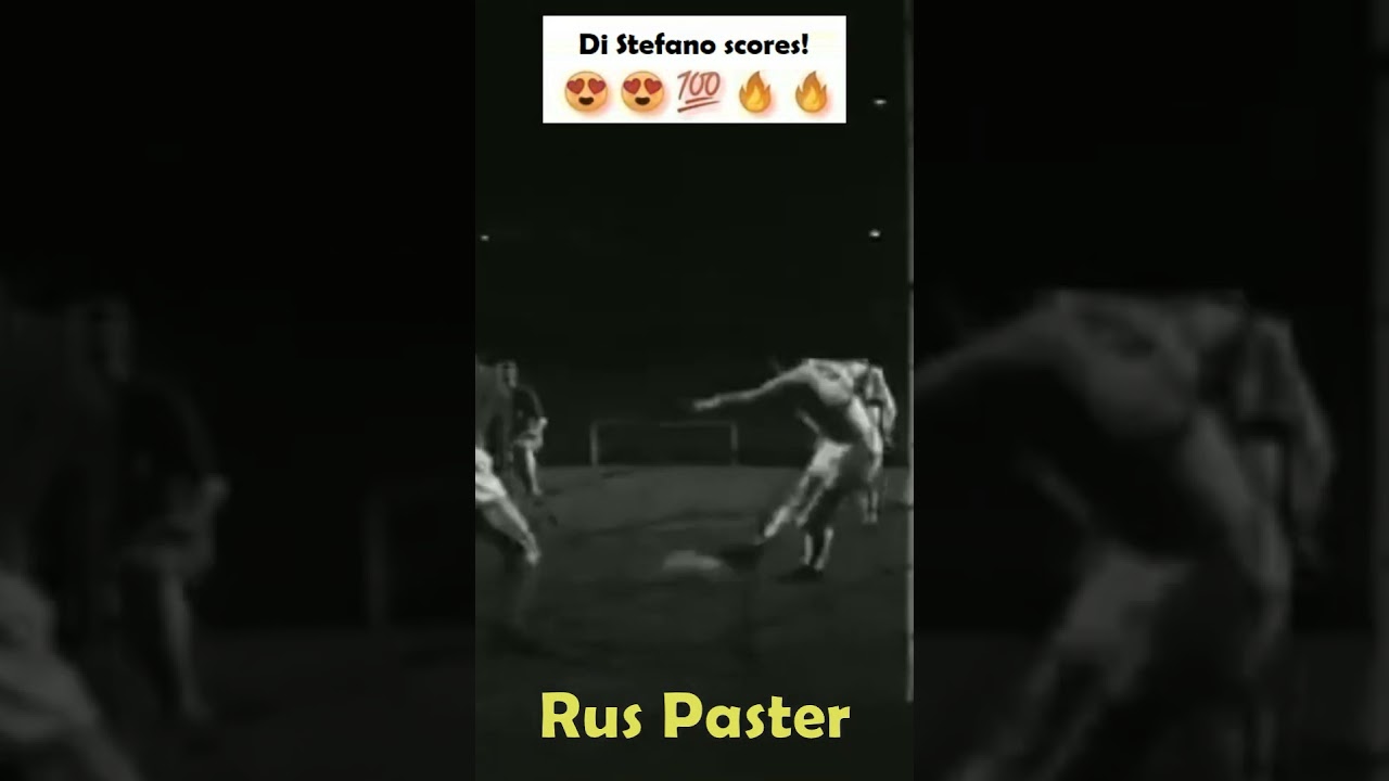 ECC 1958-59. Real Madrid - Wiener Sport-Club. Alfredo Di Stéfano scores.