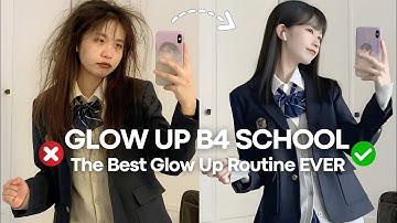 How to Glow Up Before School || Tricks That Actually Works || Full Guide Routine