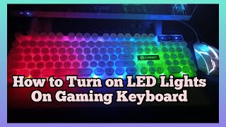 How to Turn on LED Lights On Gaming Keyboard screenshot 1