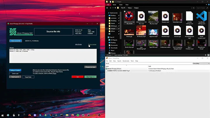 Remux MKV to MP4 Video with Constant FPS (Clever FFMPEG Gui)