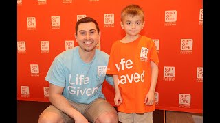 6-year-old boy meets lifesaving marrow donor at celebrity golf tournament