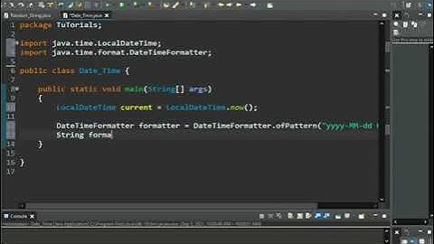 Java Program to get current Date and Time with Pattern