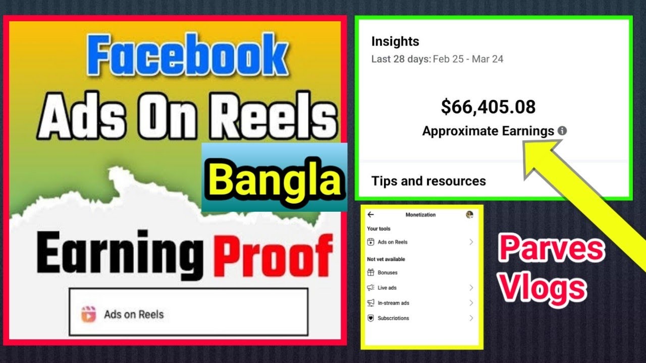 Reels Income Facebook Ads On Reels Income 2023 Earning Prove How To make mony from ...