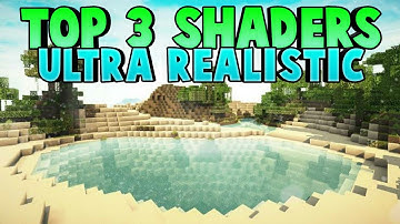 TOP 3 SHADERS ULTRA REALISTIC MCPE 1.11/1.12/1.13 RAM 1GB!!*NOCLICKBAIT