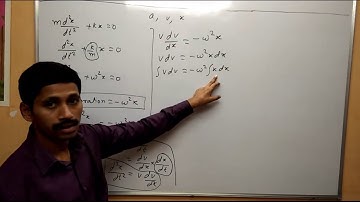 Differential  Equation of Linear S.H.M.  Oscillation Maharashtra Board Physics Class 12