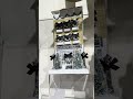 Raz Black, White, and Gold Lighted Paper Houses Christmas Decoration