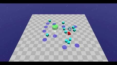 Pre-trained Soft Actor Critic agent playing Car Goal 2