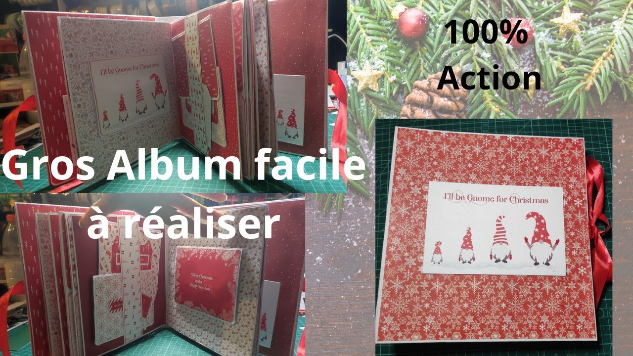 Tuto gros album facile à réaliser et rapide 100% action