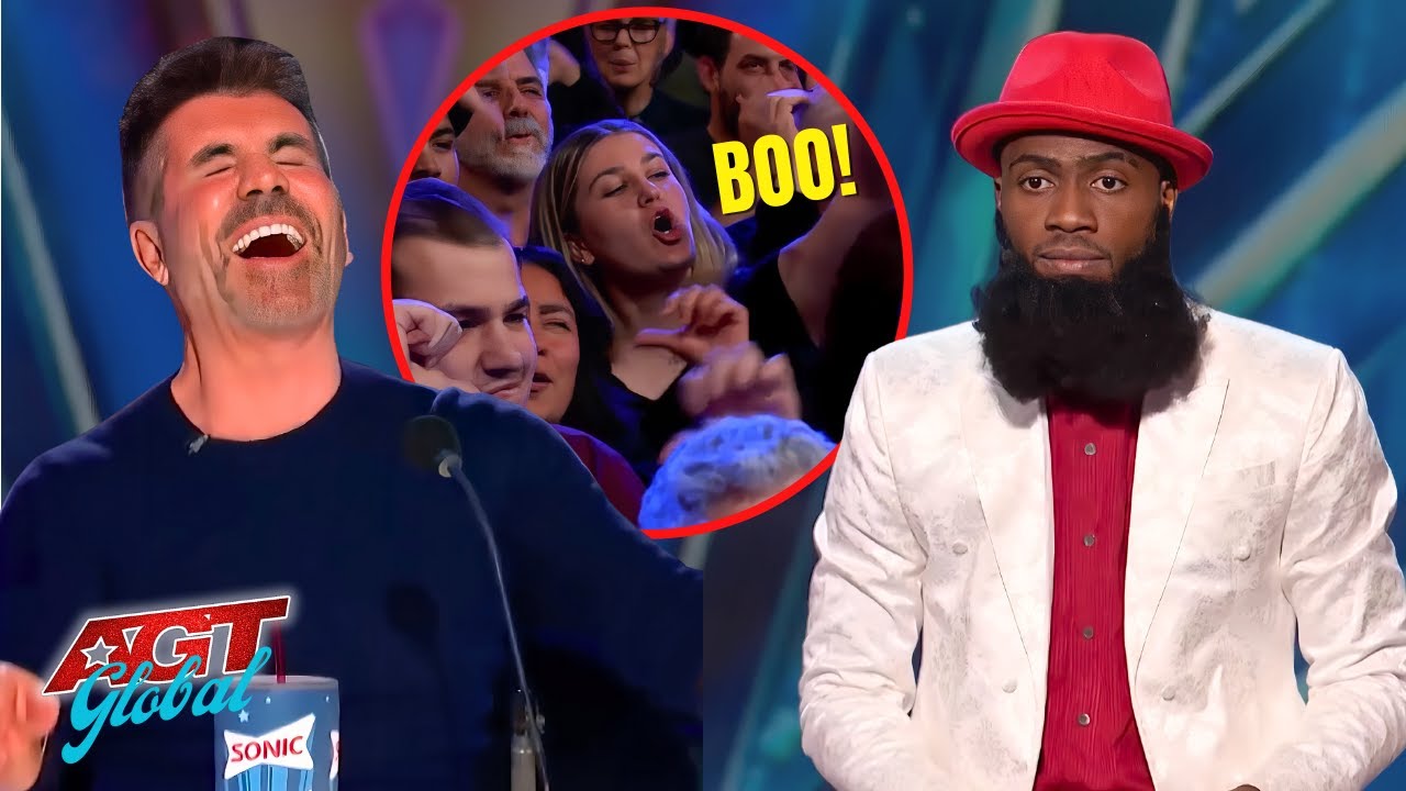 Nigerian Funny Man BOOED By AGT Crowd But Simon Cowell Gets It, Finally