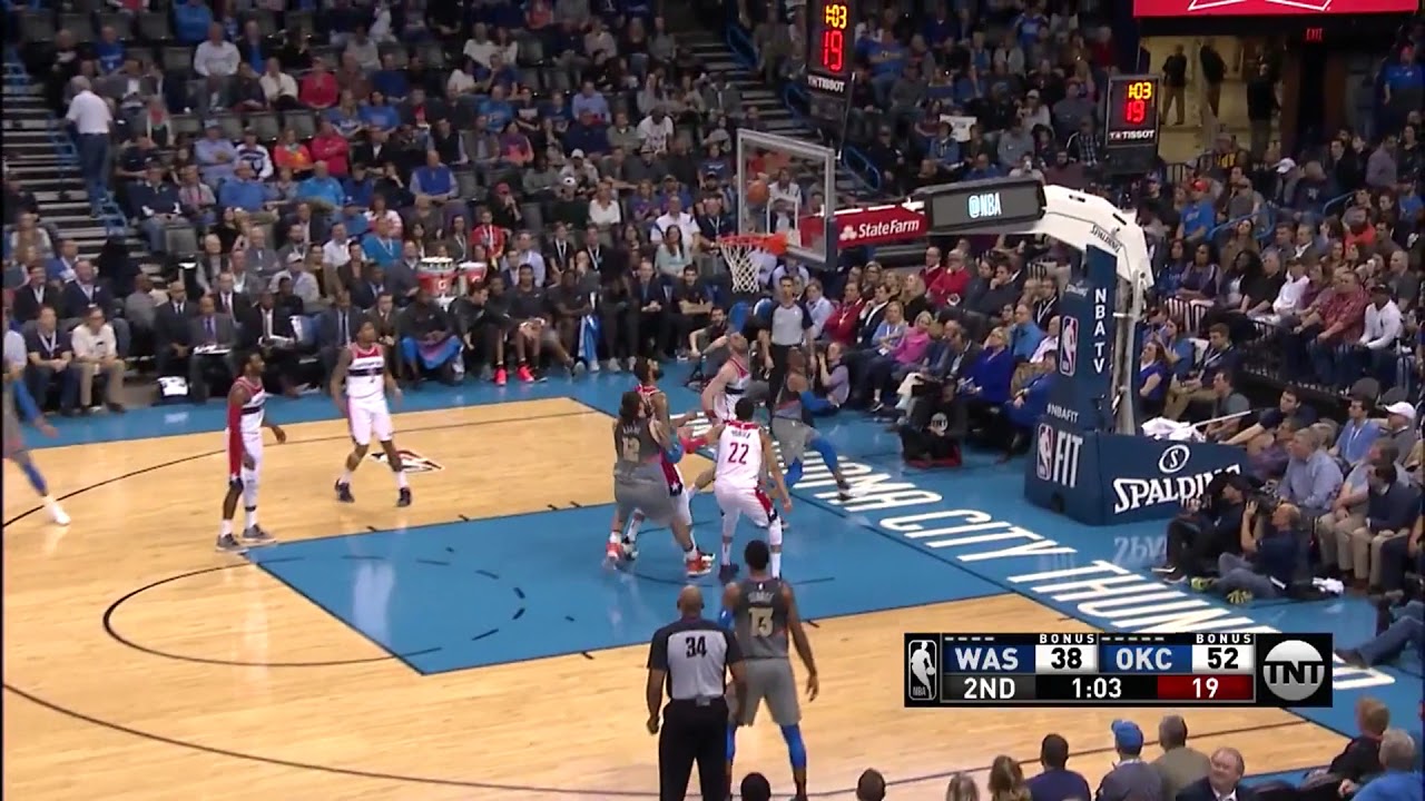 Russell Westbrook 2' Driving Layup 17 PTS YouTube