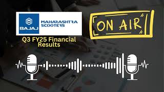 Maharashtra Scooters Ltd Q3 Fy25 Financial Results  Key Highlights U0026 Analysis