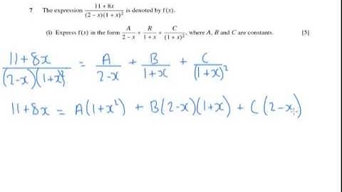 OCR Core 4 January 2006 q7i - A2 Maths - Binomial Expansion