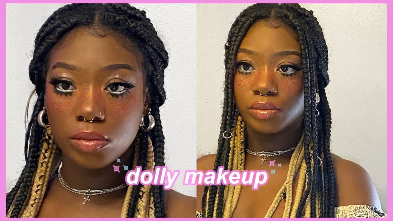 Easy Dolly Makeup Dark Skin Friendly