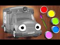 Baby Finger Family Kids Learn Colors with Ambulance Vehicle