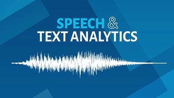 Speech & Text Analytics - Inglés