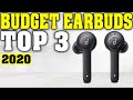 TOP 3: Best Budget Wireless Earbuds 2020