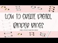 How to Create Your Own Realistic-Looking Binder Rings (using Keynote & Procreate)!
