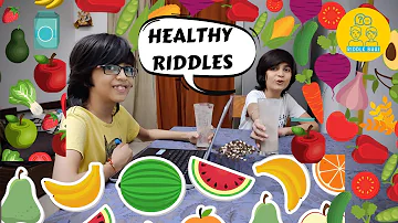 Healthy Eating for kids along with fruits & vegetable riddles | Riddle Bhai Ep#62 #brainteaser #quiz