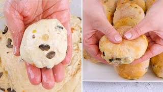 Bread with olives and cherry tomatoes: how to make them soft and fragrant! screenshot 3