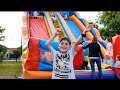 Kids Fun World *Jumping on the Giant Bouncy Castle