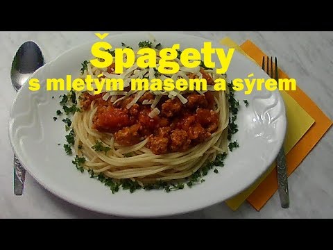 Video: Špagety S Mletým Masem: Recepty S Fotografiemi Pro Snadné Vaření