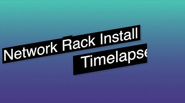 Hikvision NVR Network Rack timelapse 4k