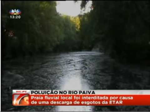 Reportagem SIC - poluição no Rio Paiva - YouTube
