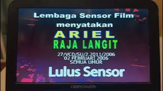 Opening to Ariel & Raja Langit 2006 VCD