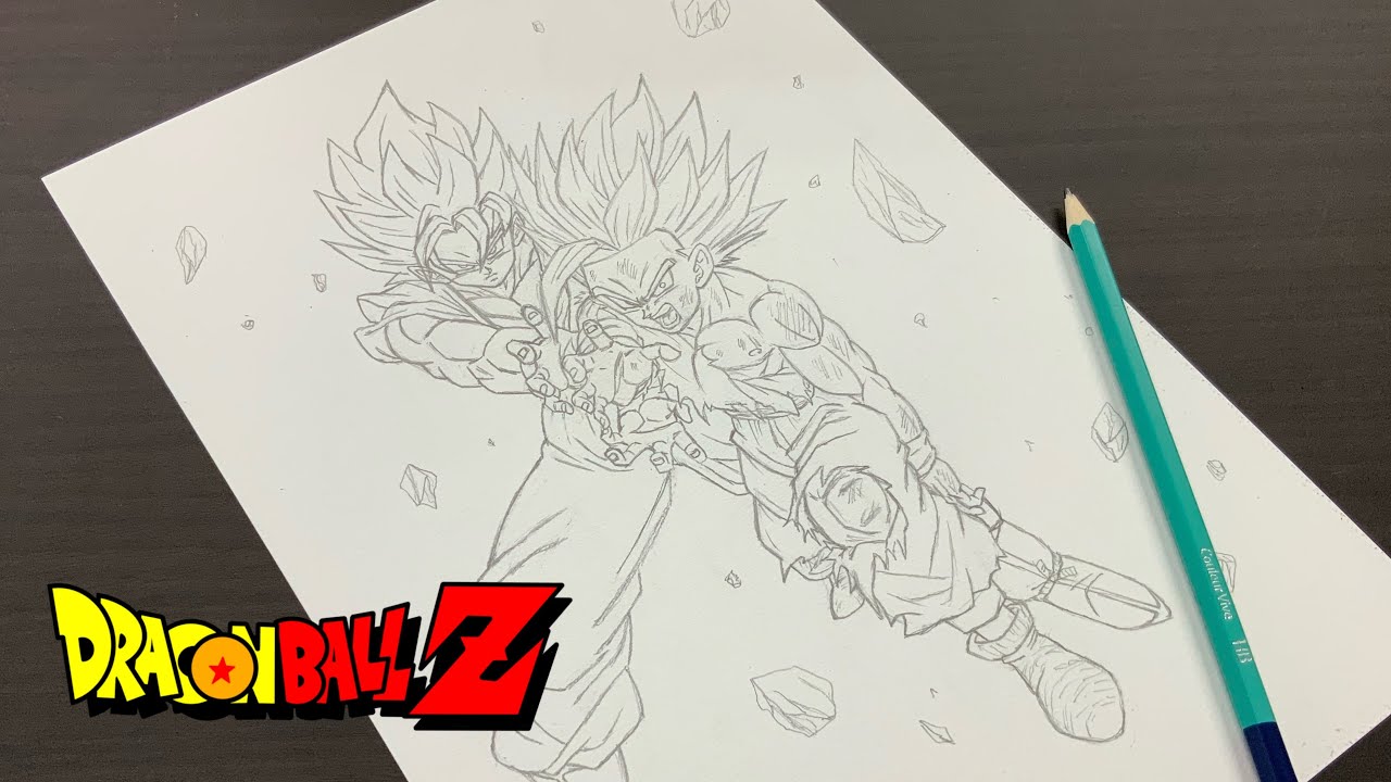 ドラゴンボール】親子かめはめ波を模写してみました‼️ I tried to