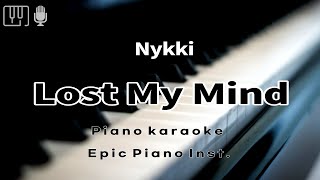 Nykki - Lost My Mind Piano cover Inst (Stripped Version)