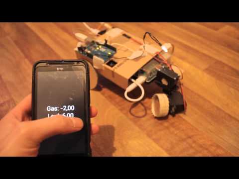 Cardboard pi car