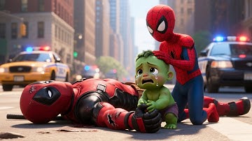 Unexpected Team up: Spider-Man and what happened with Deadpool | AI superhero Short Film