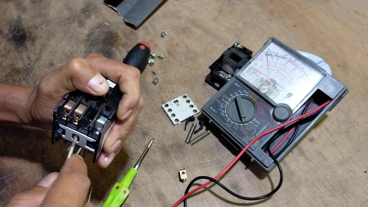 Cara perbaiki magnetik contactor AC