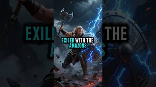 What if Odin Exiled Thor not Among Humans... But to Wonder Woman's Themyscira? #thor #marvel #shorts