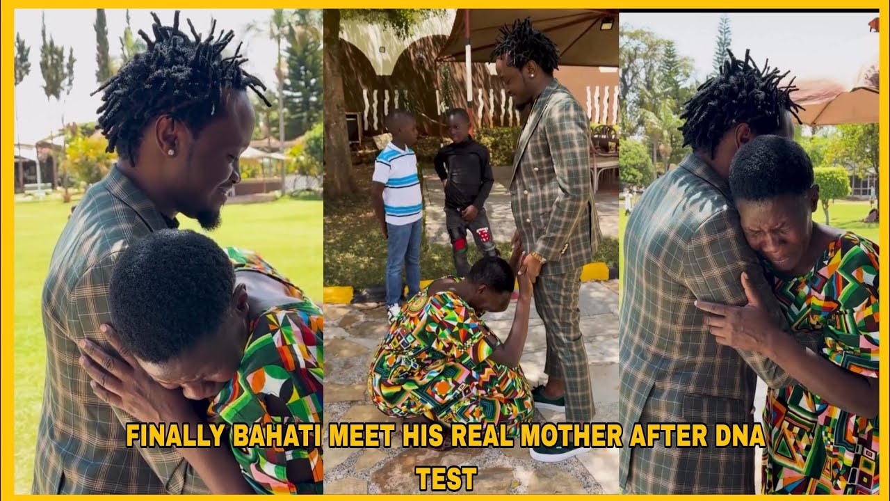 Emotional moments!Bahati meet his biological mother for first time 