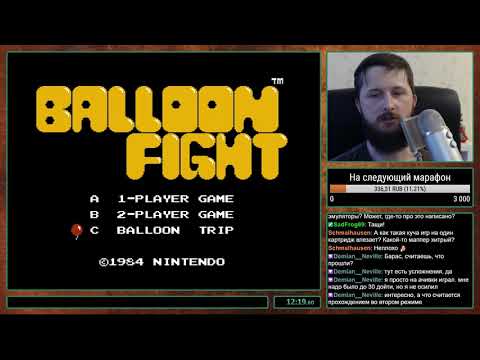Balloon Fight на NES Прохождение [263/1000]