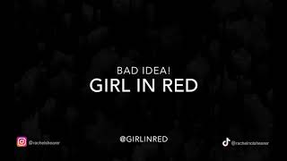 girl in red - bad idea! - drum cover Resimi