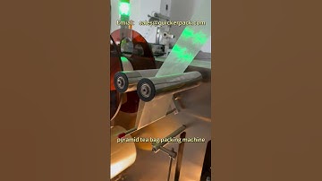 Pyramid Tea Bag with Envelope Packing Machine#teabagpackingmachine #teabag #pyramidteabag