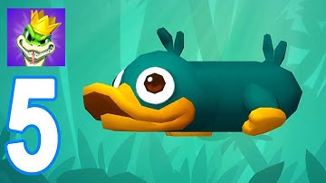 Snake Rivals - Gameplay Walkthrough Part 5 - Quackers (iOS, Android)