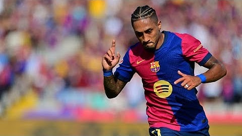 Raphinha bags hattrick as Barca trounce Valladolid