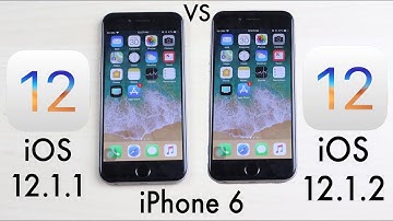 iPHONE 6: iOS 12.1.2 Vs iOS 12.1.1! (Comparison)